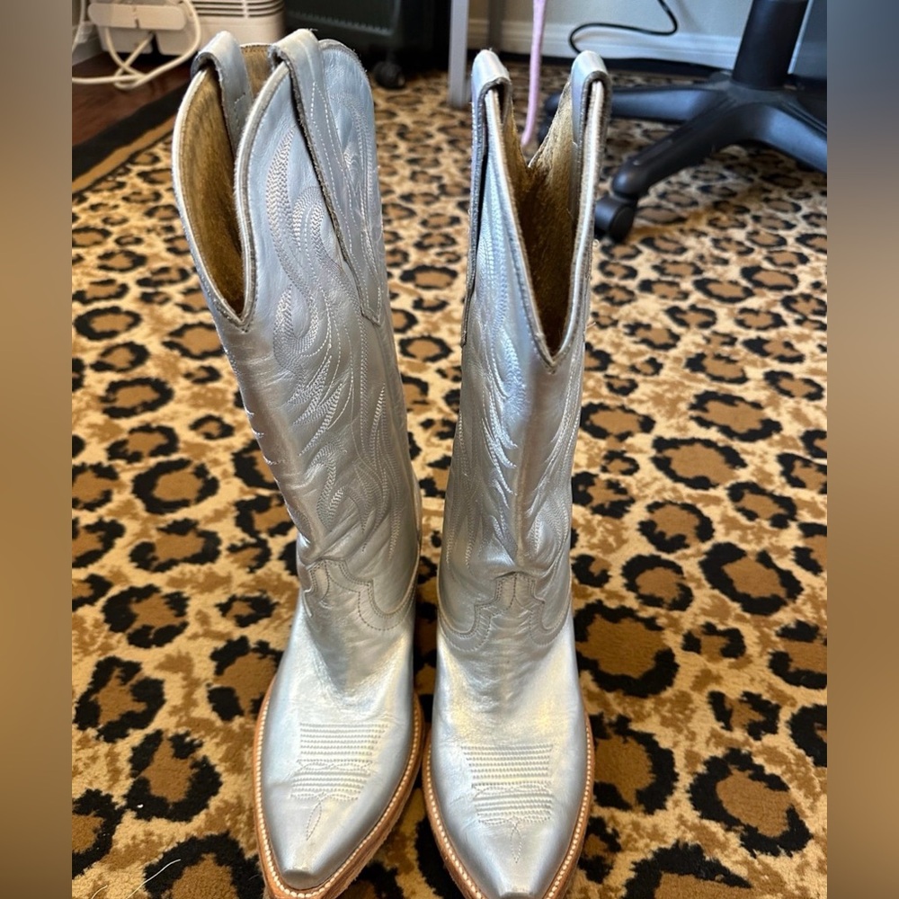 Shyanne Cowboy boots, silver (strobe) - Picture 2 of 5